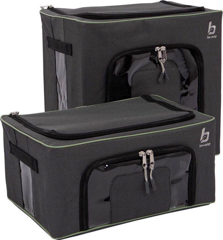 Bo-camp - boîte de rangement - pliable - 2 pièces - 2 tailles
