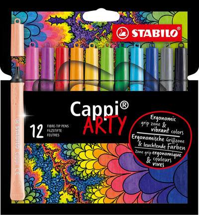 Stabilo Cappi Felt -tiptifts arty 12 pièces