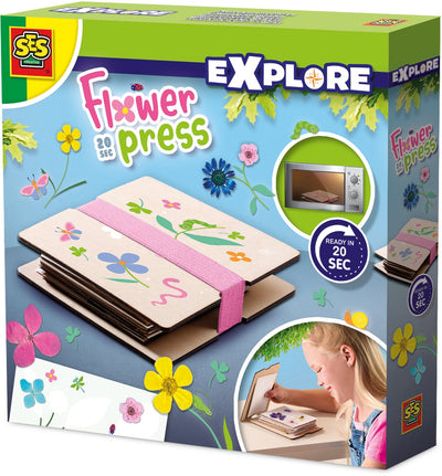 SES Flower Press, 20 sec.