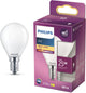 Lampe LED Philips - lampe boule avec culot E14 - lumière blanc chaud : 2700k - 25w - verre dépoli