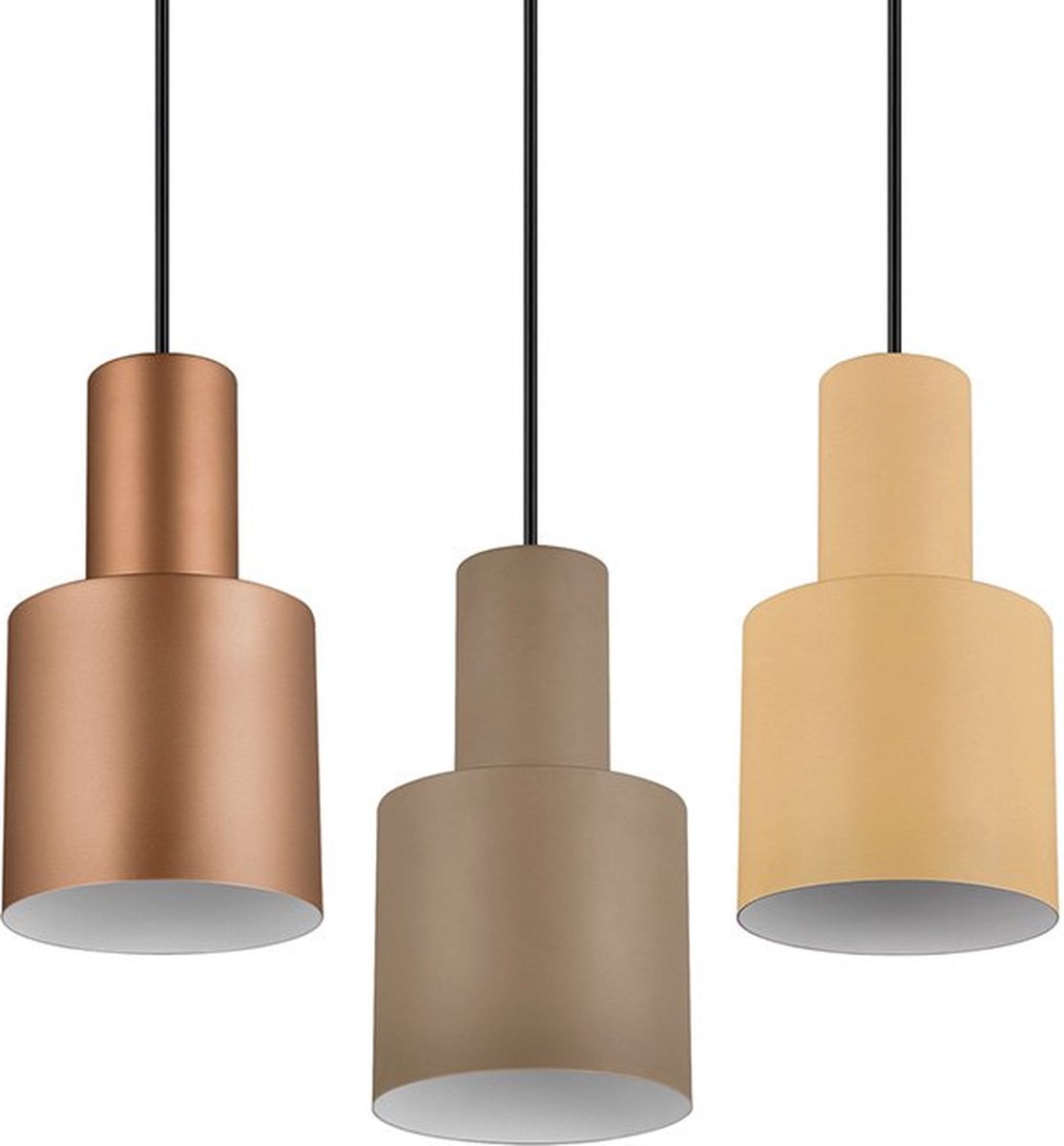 Trio agudo - hanging lamp - multicolour - excl. 6x e27 4 w - ceiling mounting - height adjustable