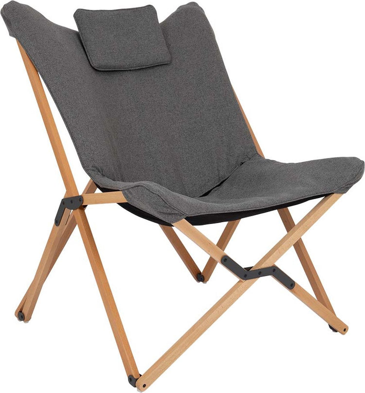 Bo-camp - urban outdoor - chaise de relaxation - wembley - l - nika - gris