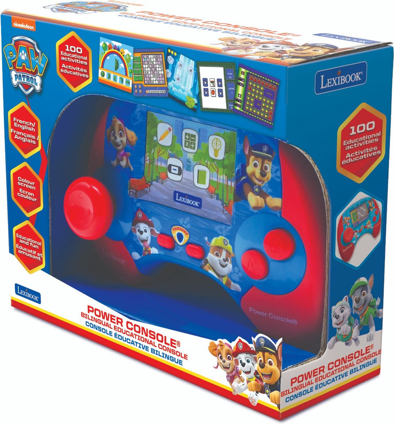 Lexibook power console pat patrouille console de jeux éducatifs (fr en)
