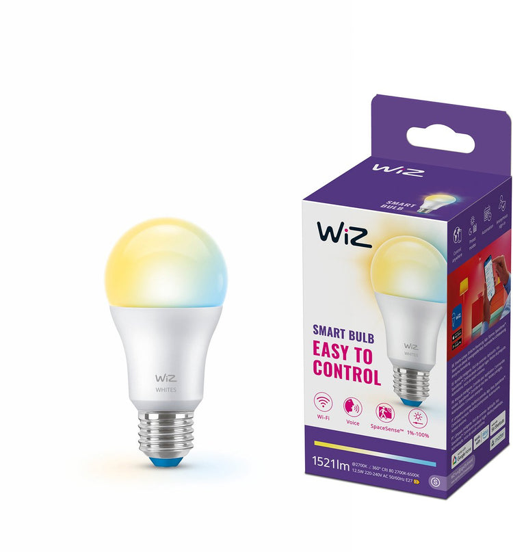 Lampe Wiz - éclairage LED intelligent - lumière blanche chaude à froide - e27 - 100w - mat - wi-fi