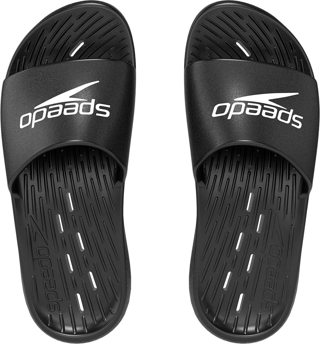 Speedo slide adulte femme dames pantoufles - noir
