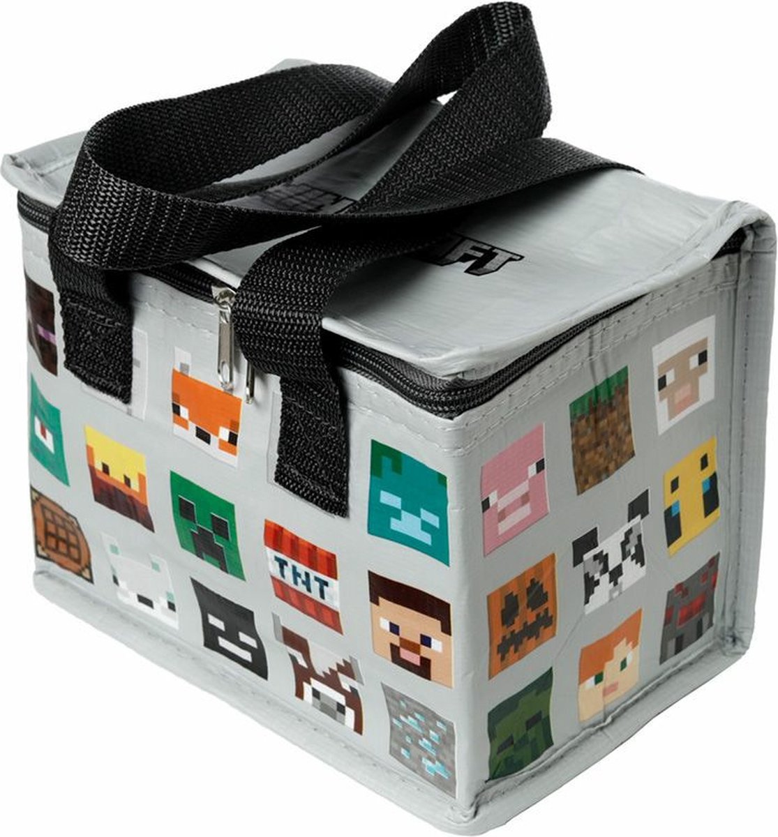 Minecraft fait face à un sac à lunch pour sac de refroidisseur durable