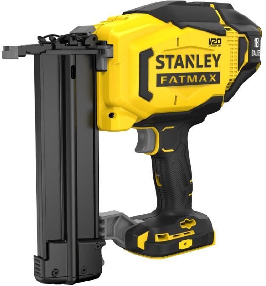 Stanley outils électriques stanley fatmax sfmcn618b v20 | Mini cloueuse à clous à batterie 18ga 18v | sans piles ni chargeur - sfmcn618b-xj