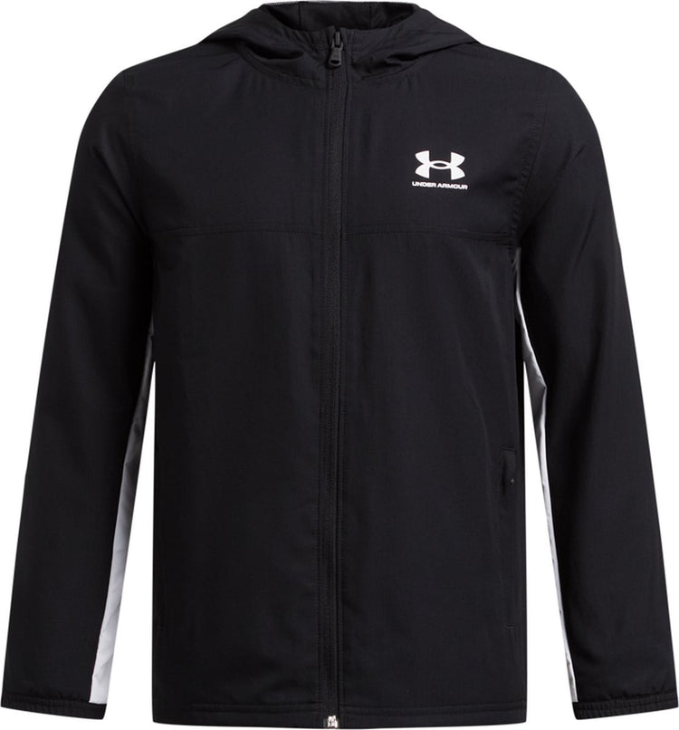 Under Armour UA B Rival WVN Jacket Gilet de sport pour garçons - Noir