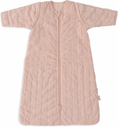 Jollein x Miffy - gigoteuse d'hiver pour bébé avec manches zippées 90 cm - miffy jacquard rose sauvage - gigoteuse d'hiver