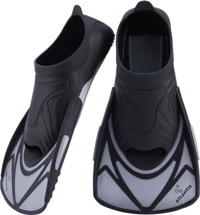 Marlin Atlantis - palmes de natation - adultes - argent noir - 42 43