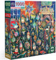 Eeboo puzzle ornements de vacances puzzle de Noël 1000 pièces.