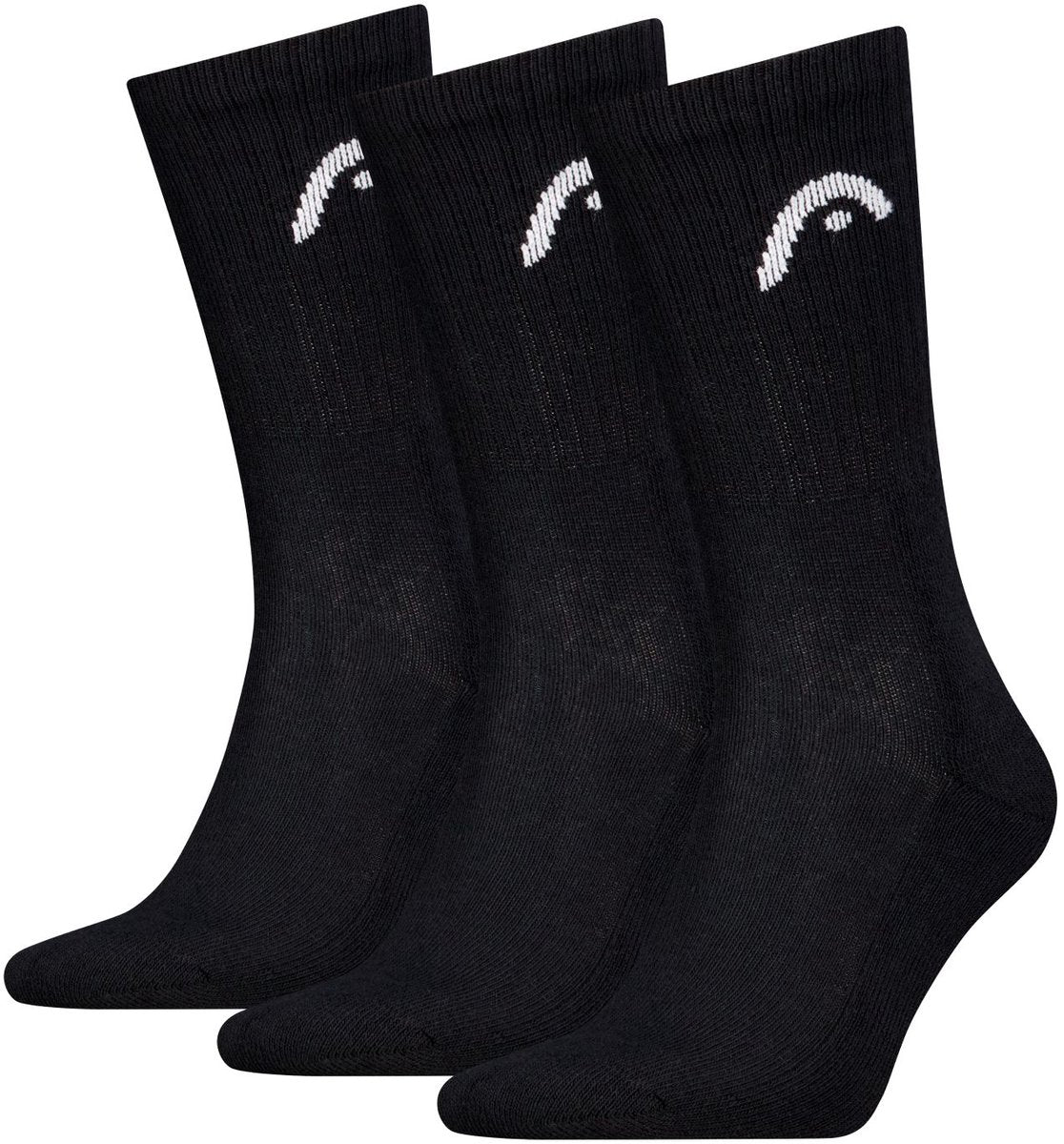 Head - unisexe - chaussettes de sport tous sports - entraînement - pack de 3 - taille 43-46