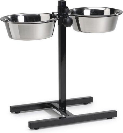 Beeztees standard - gamelle de nourriture et d'eau pour chien - noir - 25 cm