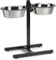 Beeztees standard - gamelle de nourriture et d'eau pour chien - noir - 25 cm