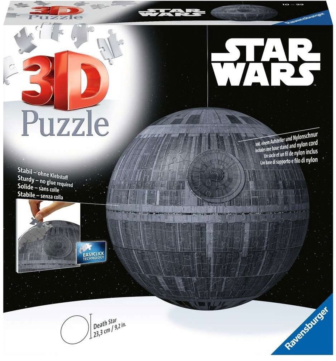 Ravensburger - étoile de la mort star wars - puzzle 3d 540 pièces