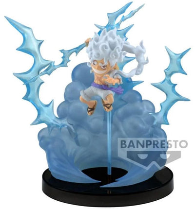 Banpresto One Piece : figurine de collection spéciale mondiale - Monkey D. figurine luffy mini-figurine