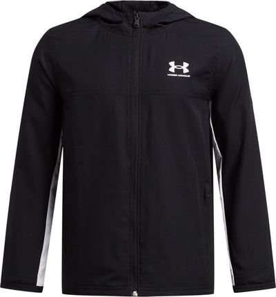 Under Armour UA B Rival WVN Jacket Gilet de sport pour garçons - Noir