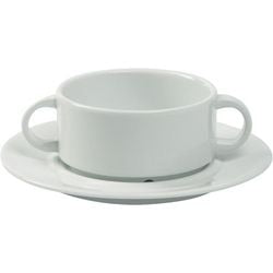 Tasse à soupe nordika océan porcelaine blanche