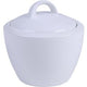 Sucrier roman extra résistant en porcelaine blanche