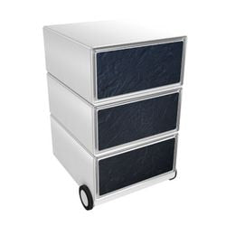 Caisson à tiroirs mobile Paperflow easybox avec 3 tiroirs 642x390x436mm revêtu