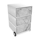 Caisson à tiroirs mobile Paperflow easybox avec 3 tiroirs 642x390x436mm rebus