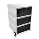 Paperflow easybox caisson mobile avec 3 tiroirs 642x390x436mm foncé