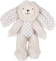 Doudou énigme lapin cheval heureux 15cm - beige - peluche bébé