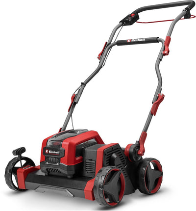 Aérateur scarificateur à batterie Einhell gp-sc 36 40 li bl solo - power x-change - 18 v li-ion - largeur de travail : 40 cm - 18 couteaux - jusqu'à 1100 m² avec 1 charge de batterie - excl. batterie et chargeur