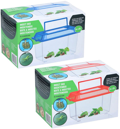 Boîte à insectes avec couvercle