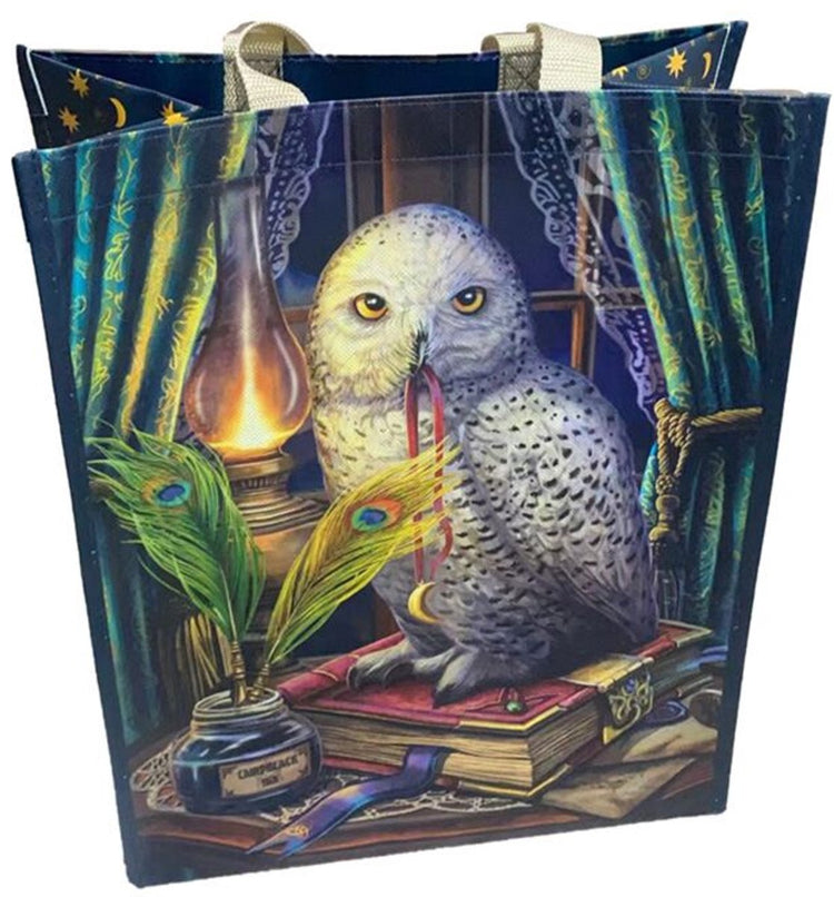 Lisa Parker Wachter de Proverbs Owl Shopper Bag