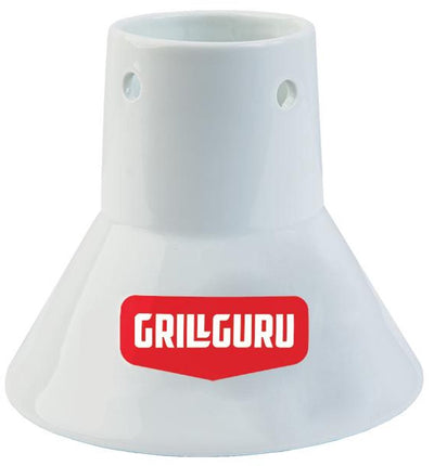 Grill Guru Chicken Sitter en céramique – le moyen idéal pour griller un poulet entier.