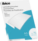 Pochettes de plastification Ibico - documents a5 - 2x75 microns - brillant - 100 pièces