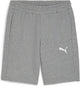 Puma teamgoal casuals shorts pantalon de sport pour hommes - gris moyen chiné- blanc