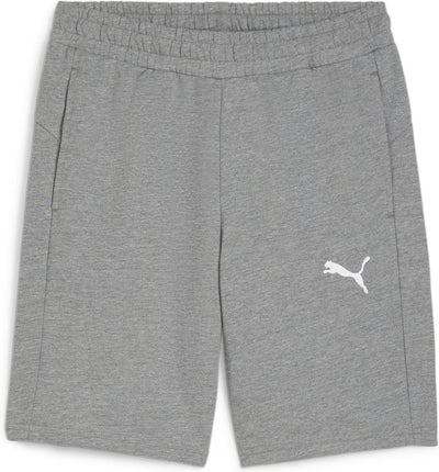Puma teamgoal casuals shorts pantalon de sport pour hommes - gris moyen chiné- blanc
