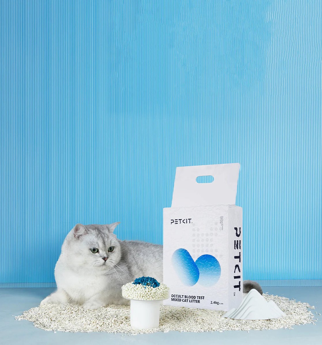Petkit - litière pour test d'urine pour chat - 4 sacs - santé du chat