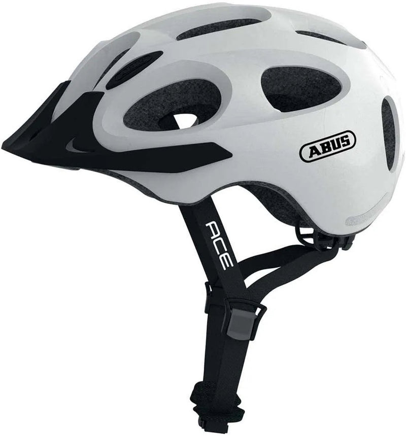 Abus casque youn-i ace l 56-61 blanc perle