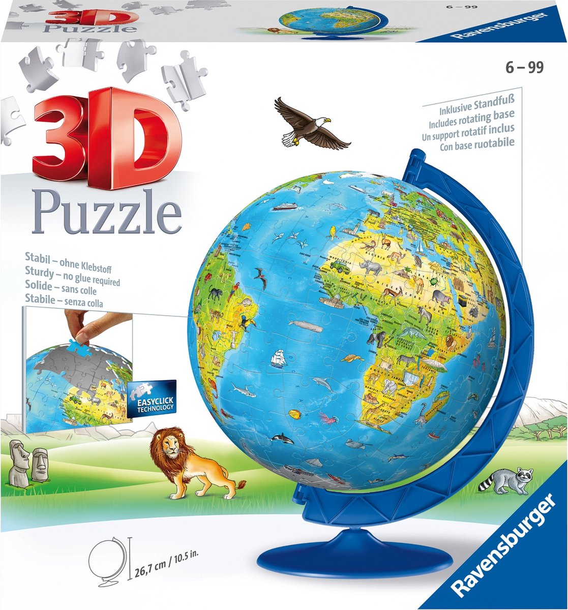 Ravensburger - xxl 3d Kindergrobe 180st.