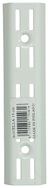 Sovella 1013094 - rail mural blanc 15cm | 10 pièces