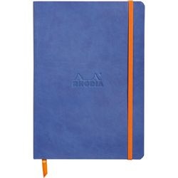 Carnet rhodia 117408c non perforé bleu