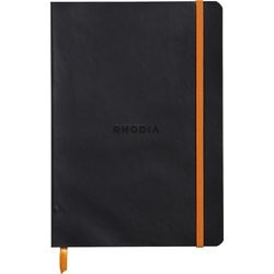Carnet rhodia 117402c non perforé noir