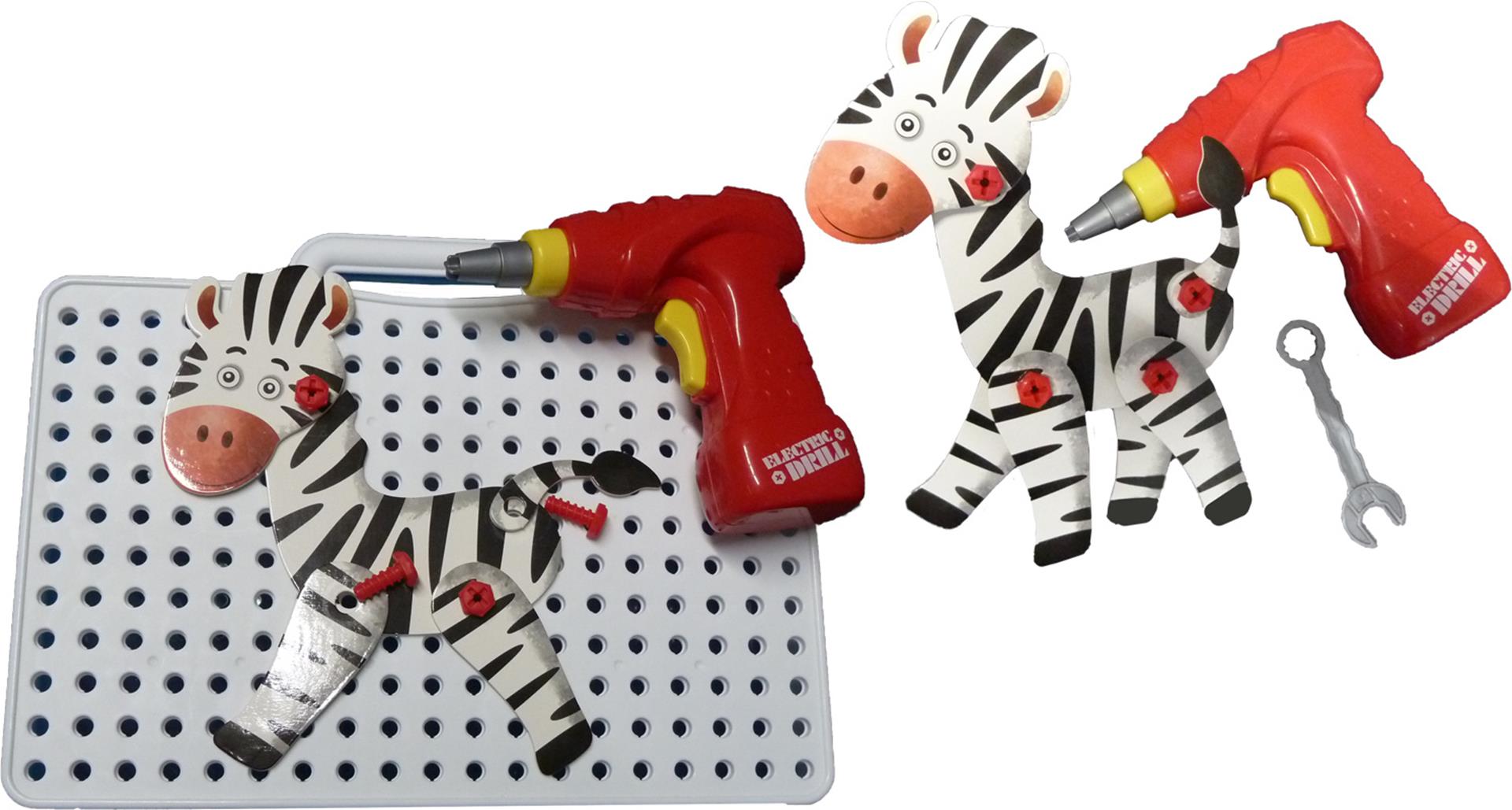 Puzzle à vis 3D Schmidt avec 8 animaux sauvages