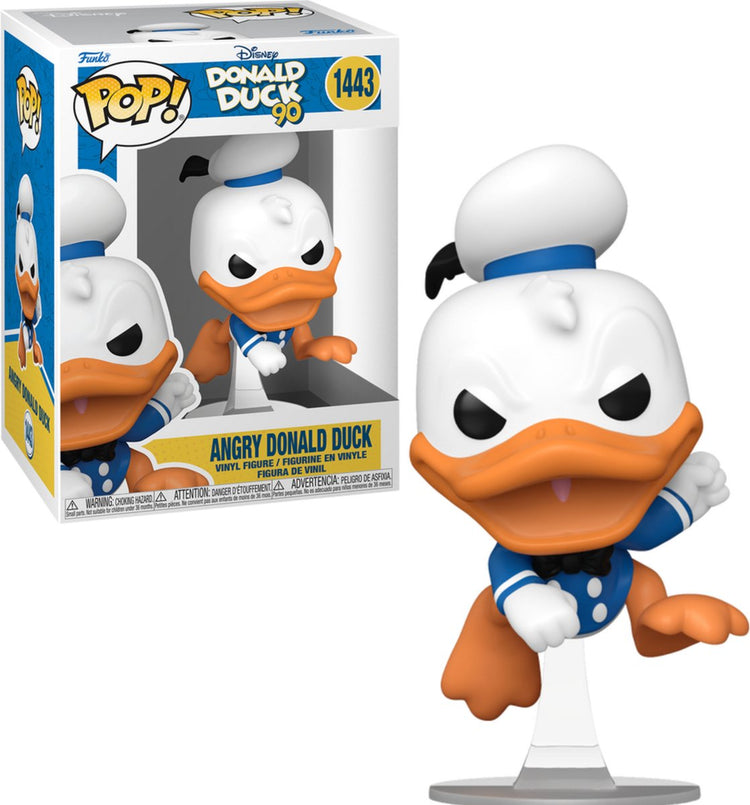 Funko Mickey Minnie Mouse 90e anniversaire - Figurine en vinyle Donald Duck en colère 1443 Pop! multicolore