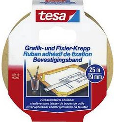 Ruban de masquage Tesa 57416-00000-02 (L x l) 25 m x 19 mm 1 pièce(s)