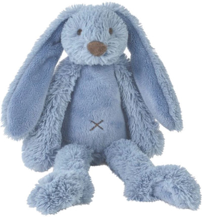 Happy horse lapin richie peluche 38cm - bleu foncé - peluche bébé