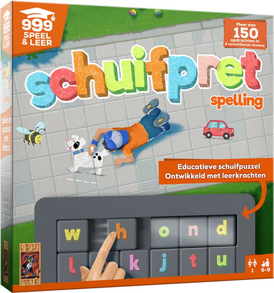 Jeu de glisse orthographe amusant | 2 pièces