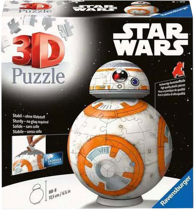 Ravensburger 3d Puzzle Star Wars BB-8, 99st.