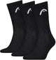 Head - unisexe - chaussettes de sport tous sports - entraînement - pack de 3 - taille 35-38