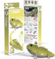 Puzzle 3D Eugy - tuatara - animaux sauvages - durable - collectionnez-les tous - 6 ans