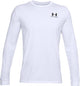 Under armour ua sportstyle left chest ls-wht chemise de sport homme - blanc - noir