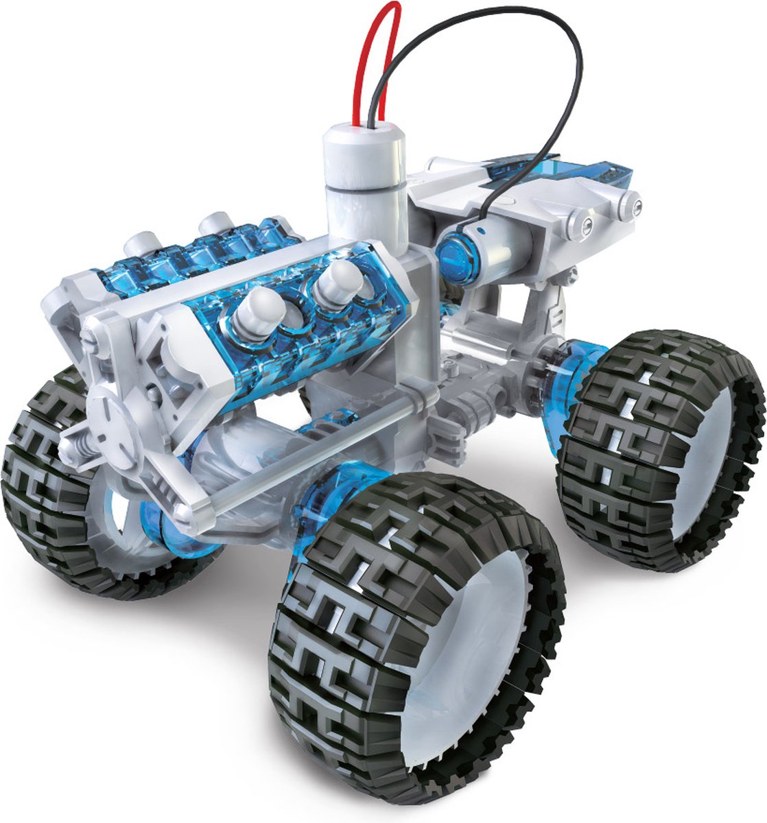 Construisez et créez Jacob-US 4x4 - Kit de construction de voiture à moteur à eau salée - Jouets à tige